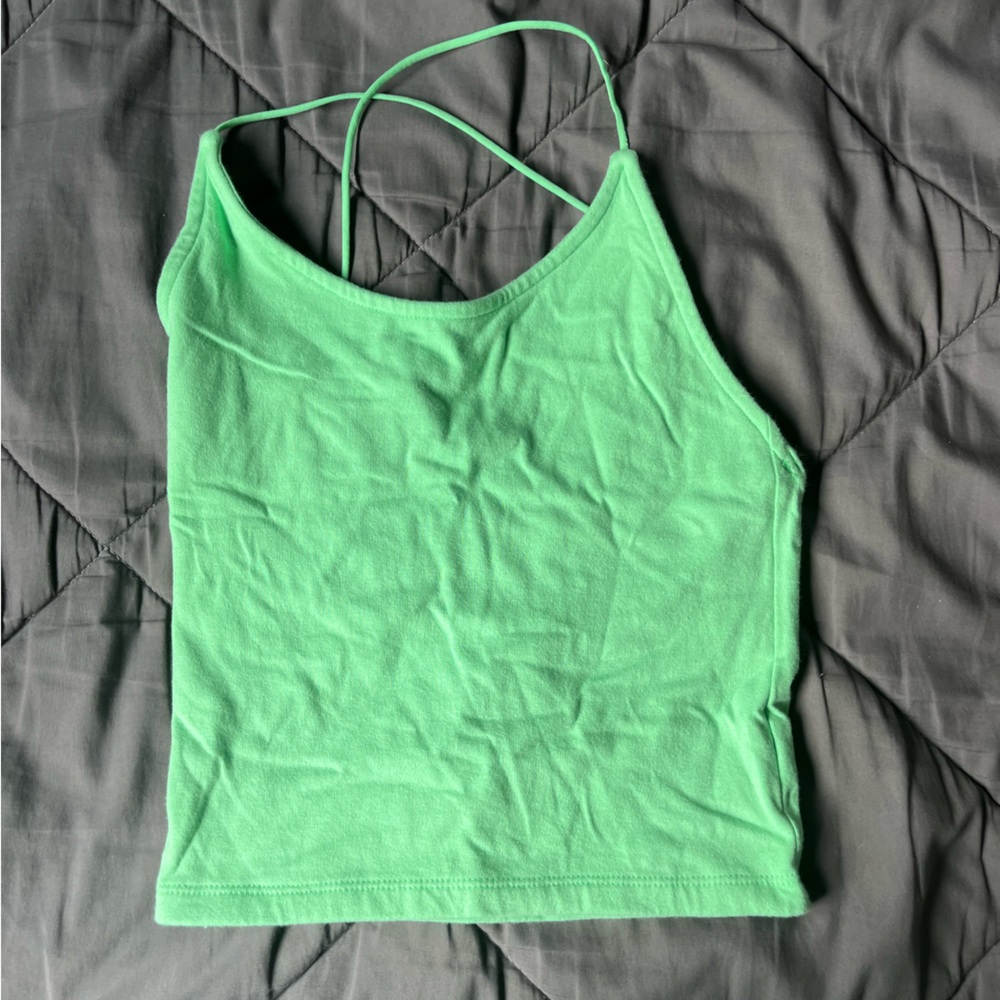 Green American Eagle Tank Top